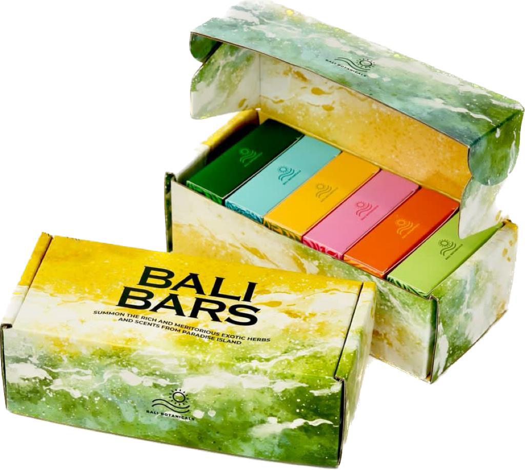 BALI BARS 6 Pack - A Beautiful Spa Gift Set